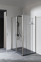 Allen Brau Душевой уголок Priority 140x90 3.31011.BA/3.31017.BA серебро браш – фотография-6