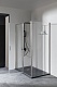 Allen Brau Душевой уголок Priority 140x90 3.31011.BA/3.31017.BA серебро браш – фотография-13