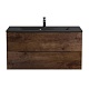 BelBagno Тумба с раковиной Marino 100 подвесная Rovere Moro с раковиной BB1000/445-LV-ART-PR-NERO – фотография-11