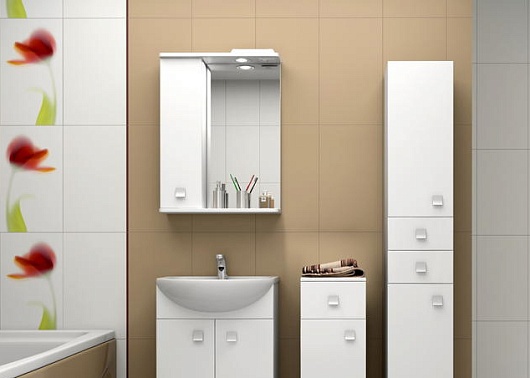 Какса-а Мебель для ванной Домино 60 L с ящиком – картинка-3