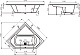 Vagnerplast Акриловая ванна Cavallo corner 140 – фотография-5