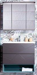 Бриклаер Мебель для ванной Кристалл 80 4 – фотография-1