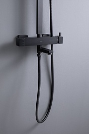 Allen Brau Душевая стойка Infinity 5.21029-31 черный матовый – фотография-8