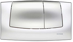 Schwab Кнопка смыва Onda глянцевая основа/матовые клавиши