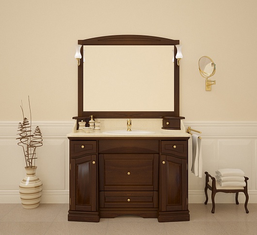 Opadiris Тумба с раковиной Лучия 120 нагал – картинка-5