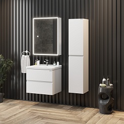 Onika Мебель для ванной Эвада 70 подвесная белая – фотография-3