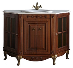 Атолл Тумба с раковиной "Верона 120" скуро – фотография-1