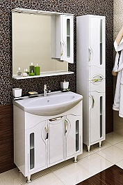 Runo Мебель для ванной Толедо 75 – фотография-5