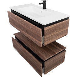 Cezares Тумба Slider 100 дымчатый орех – фотография-9