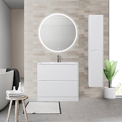 BelBagno Мебель для ванной Acqua 80 напольная Bianco Lucido, SND – фотография-2