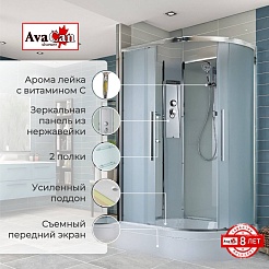 Avacan Душевая кабина 120/80 EM3812LN – фотография-5