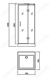 Appollo Душевая кабина A-8836 – фотография-3