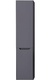 Jorno Шкаф пенал Wood 33/150 серый – фотография-1