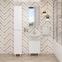 Onika Мебель для ванной Милтон 45 R белая – фотография-2