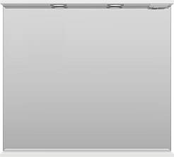 Misty Мебель для ванной Амур 80 под стиральную машину белая – фотография-6