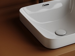 Ceramicanova Мебельная раковина Element 43 CN6077 белая – фотография-4