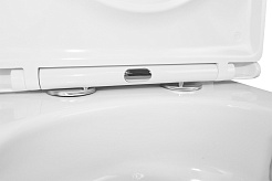 Azario Унитаз-компакт Vetro AZ-2149-UQ1 безободковый с бачком с сиденьем микролифт белый – фотография-11