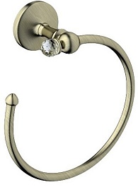 Art&Max Полотенцедержатель Antic Crystal AM-2680SJ-Br – фотография-1