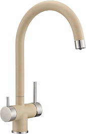 Milacio Смеситель для кухни Ultra MCU.554.BG бежевый – фотография-1