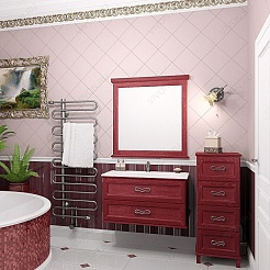 Opadiris Комод для ванной "Гарда 43" россо – фотография-3