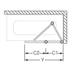 Roltechnik Шторка для ванной TZVR2/1100 – фотография-5