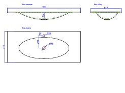 Clarberg Тумба с раковиной "Due Amanti 120" белый, ручки золото – фотография-4