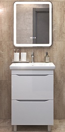 Vigo Тумба с раковиной Grani 600-0-2 белая – фотография-7