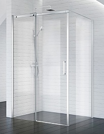 BelBagno Душевой уголок Acqua 130/100 ACQUA-AH-1-130/100-C-Cr стекло прозрачное – фотография-1
