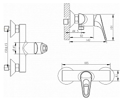 Promo Смеситель для душа Drop-D F948162C-01 – фотография-4