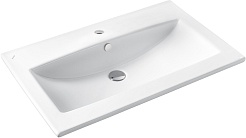 Акватон Мебель для ванной Сохо 75 подвесная дуб веллингтон/графит софт – фотография-9