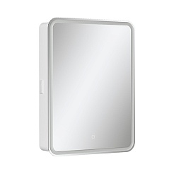 Equil Зеркальный шкаф Soldi 60 R белый софт – фотография-2