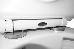 Azario Унитаз-компакт Mons AZ-76004 безободковый с бачком с сиденьем микролифт белый – фотография-12