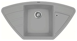 Florentina Мойка гранитная Липси 980С угловая грей – фотография-1