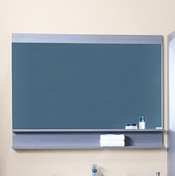 Бриклаер Зеркало для ванной "Куба 120" серая лиственница – фотография-1