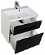 Aquanet Тумба с раковиной "Латина 70" черная 2 ящика (180033) – картинка-10