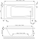Excellent Акриловая ванна Ava 150x70 – фотография-8