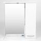 Viant Зеркальный шкаф Милан 60 R белый – картинка-8