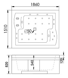Gemy Акриловая ванна G9052 II K R – фотография-6