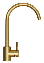 Mixline Смеситель для кухни 35k MLSS-0303G золото – фотография-2