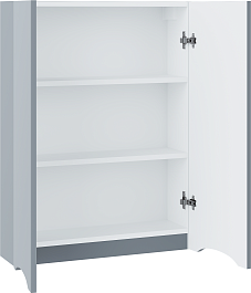 Vivon Шкаф навесной Ostin 60 серый матовый – фотография-4