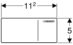 Geberit Кнопка смыва Sigma 70 115.630.SQ.1 умбра – фотография-3