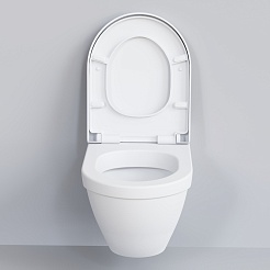 Ambassador Сиденье для унитаза Nord белое матовое – фотография-5