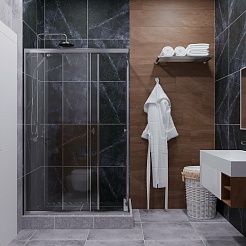 Triton Душевой уголок Вента Хром 120/80 Щ0000049618 – фотография-2