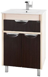 Водолей Тумба под раковину Габи 60 дуб/венге – фотография-1