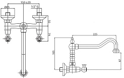 Cezares Смеситель GOLF-LLP-03/24 для кухни – фотография-2
