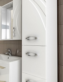 Vigo Пенал для ванной Mirella 300 белый – фотография-2