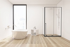 Allen Brau Душевой уголок Fantasy 150x90 3.11009.31/3.11013.31 чёрный матовый – фотография-3