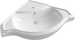 Runo Тумба с раковиной Классик 65 белая – фотография-4