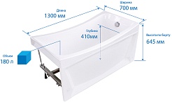 Triton Акриловая ванна Ирис – фотография-4