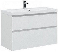 Aquanet Тумба с раковиной Гласс 100